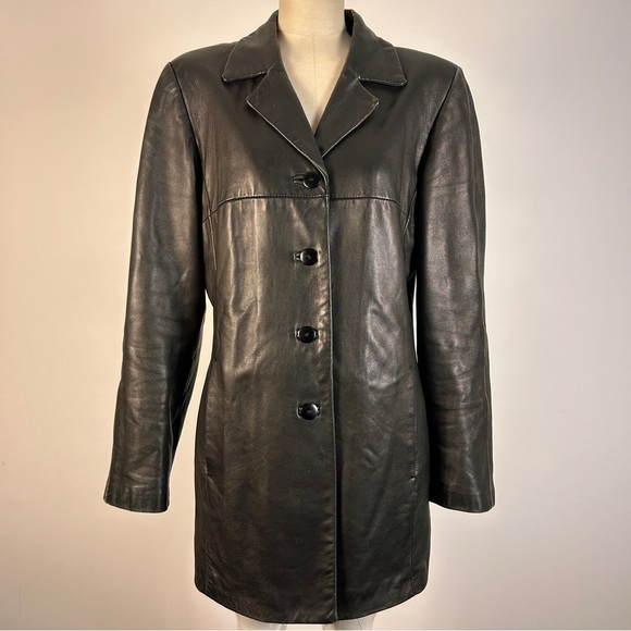 Danier Jackets & Blazers - ❤️ Danier Women's Dark Leather Coat M